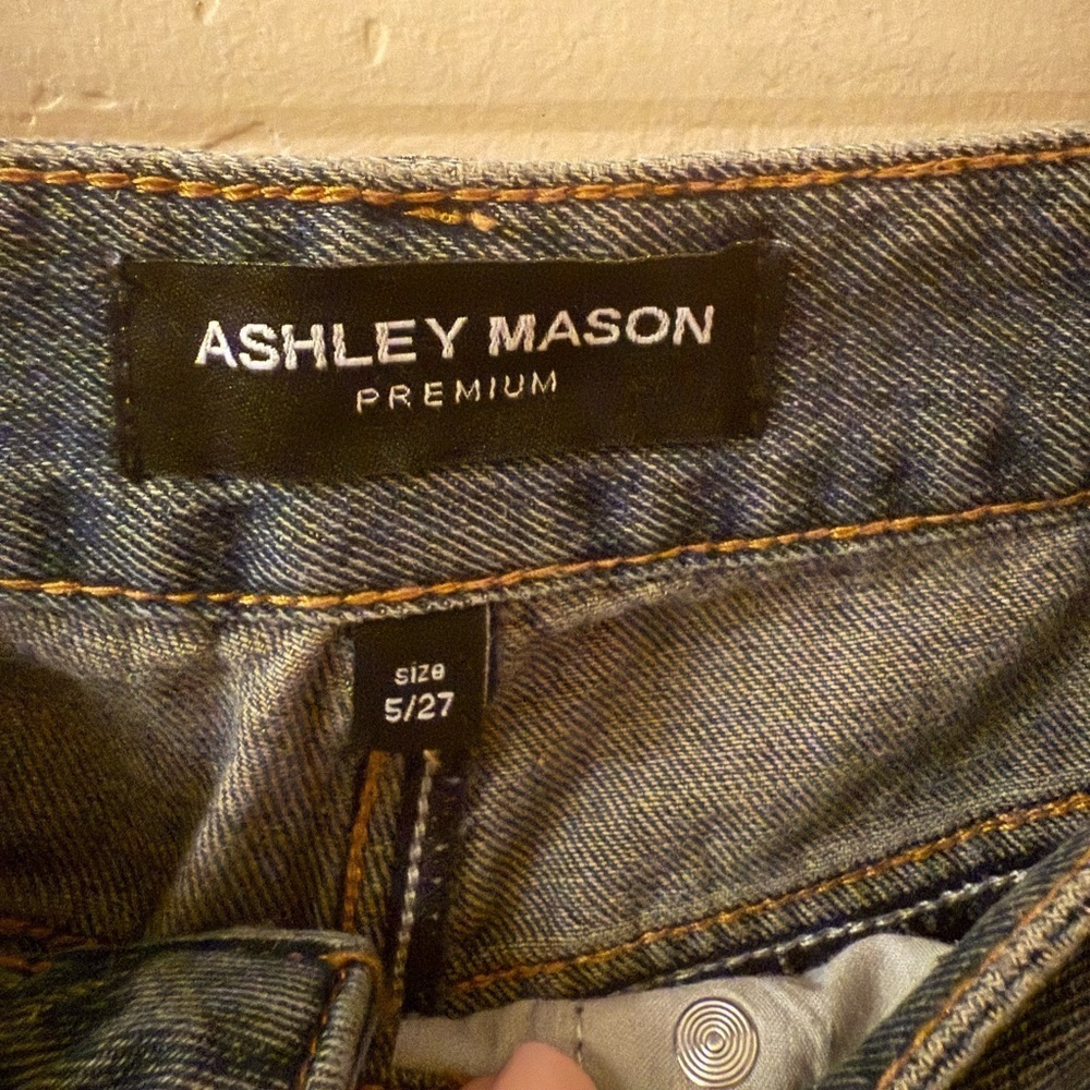 Ashley Mason Dark Gray Straight Jeans - Picture 3 of 3